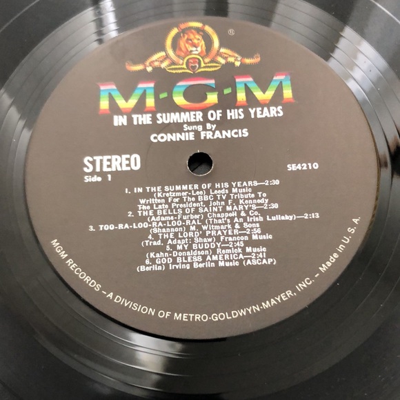 Connie Francis In The Summer Of His Years Vinyl Lp '63 - Picture 3 of 9